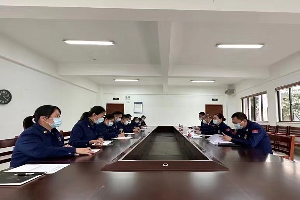 海南省消防救援总队消防行业职业技能鉴定站组织召开鉴定工作提质增效座谈会(图1)